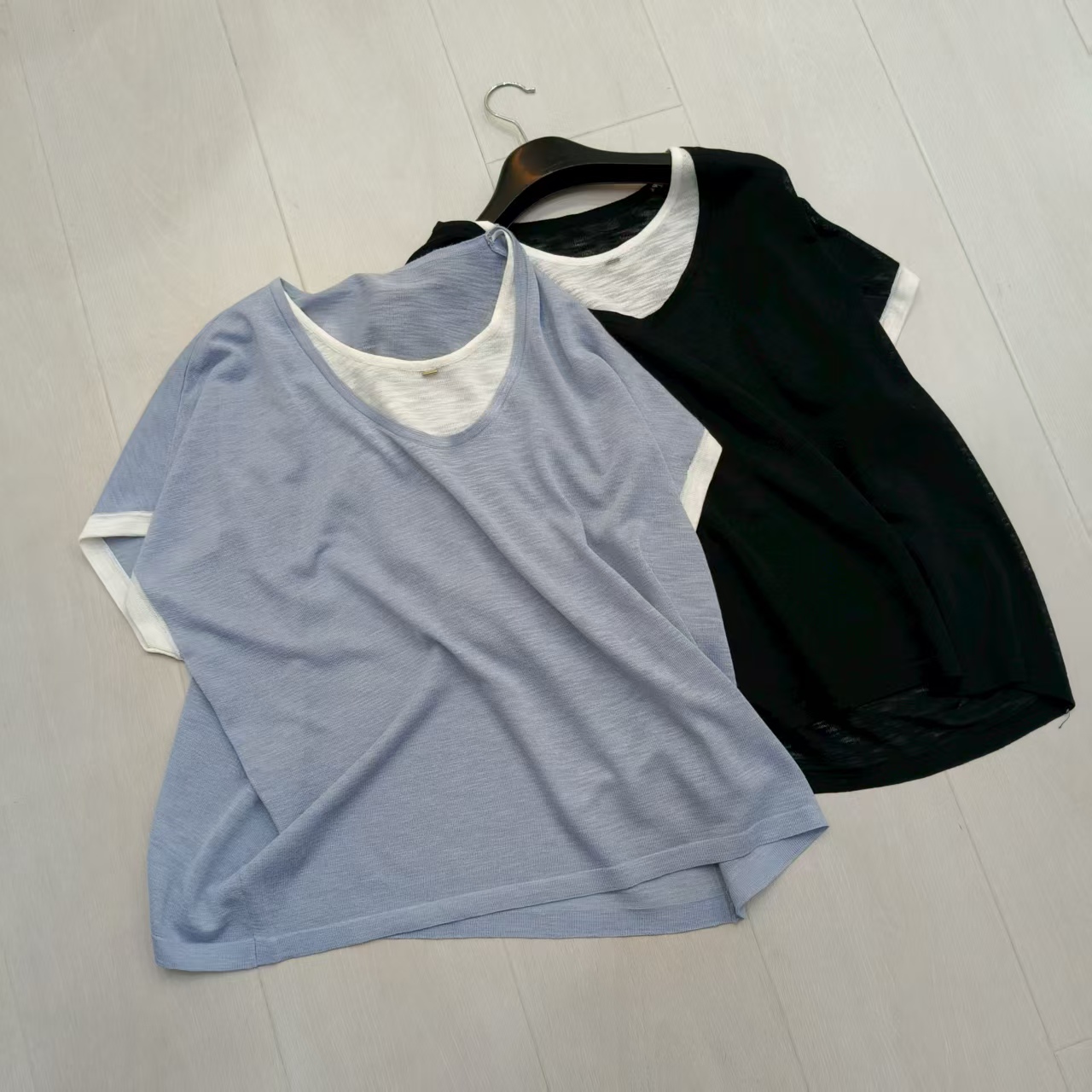 定制不支持7天无理由针织衫假两件66151