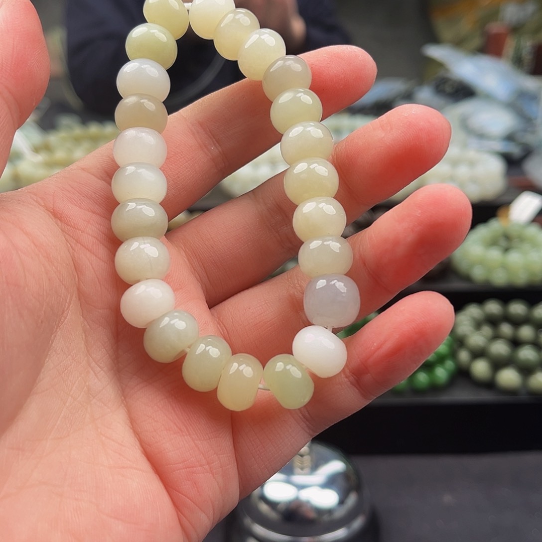 和田玉手串未镶嵌