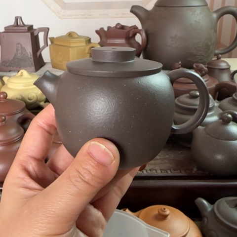 紫砂茶壶天青泥料150c c