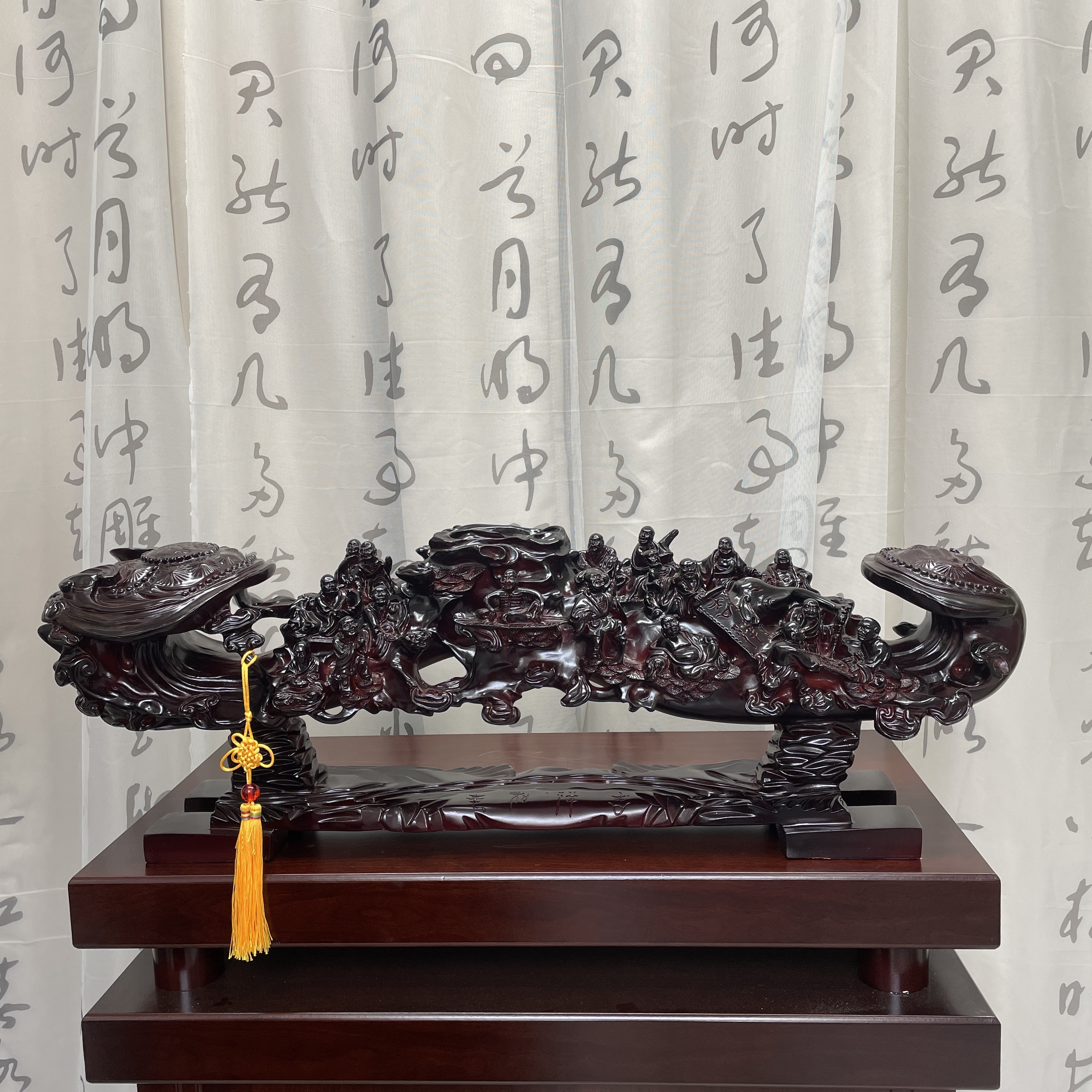 十八罗汉大如意玄关客厅新中式家居高端装饰品