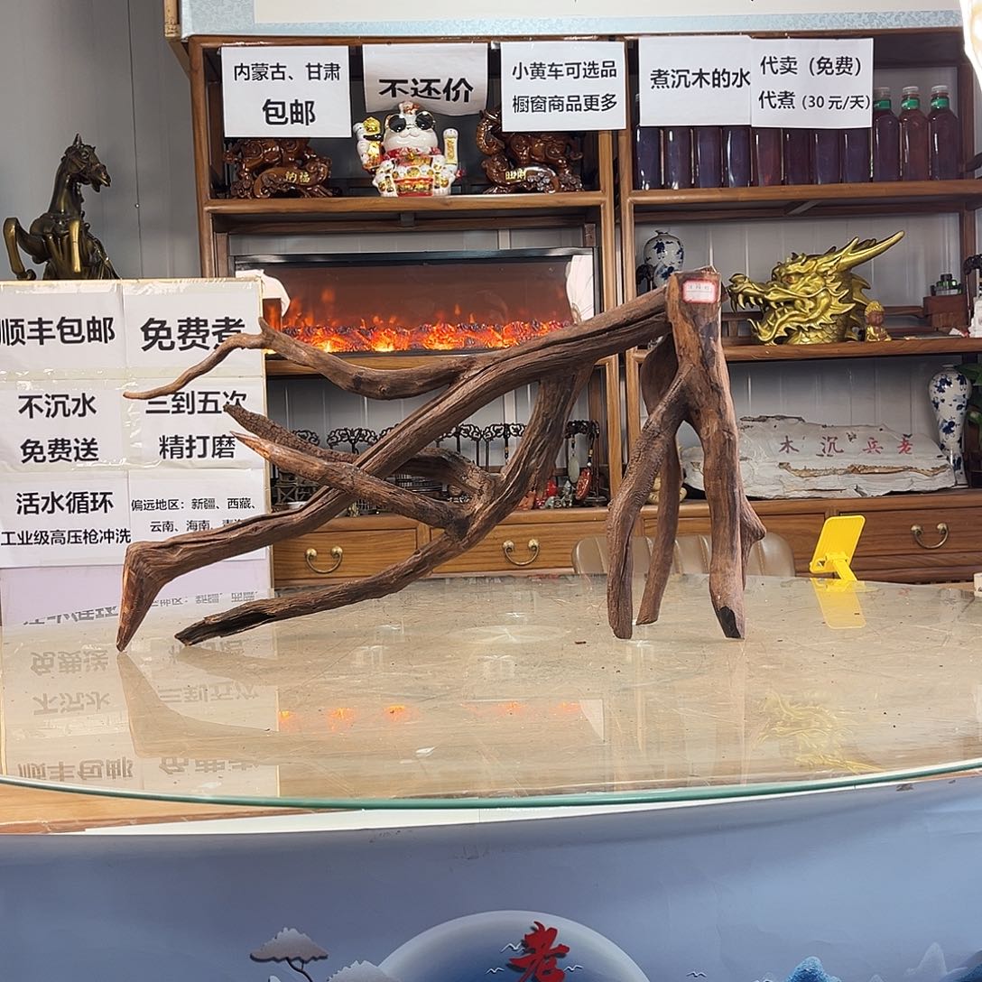 李***天紫柚木秒沉水，一木成景
