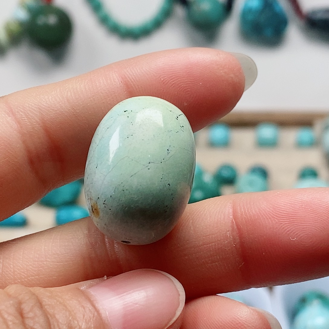 绿松石珠宝半成品未镶嵌