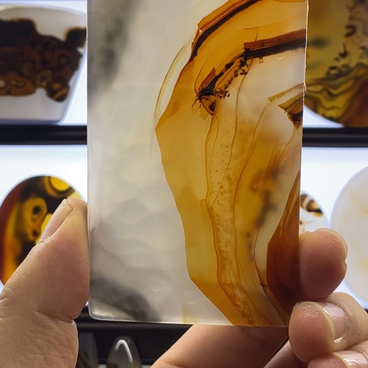 玛瑙/玉髓合金颈饰