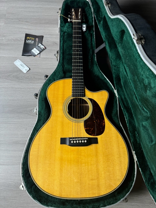 吉他Martin 马丁GPC-28E 全单民谣电箱木吉他 美产 41寸