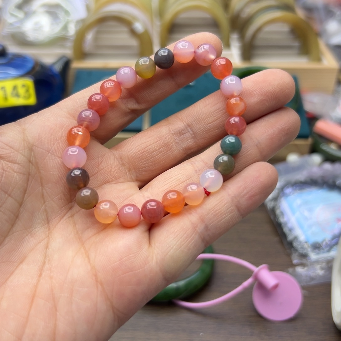 玛瑙/玉髓未镶嵌手链189