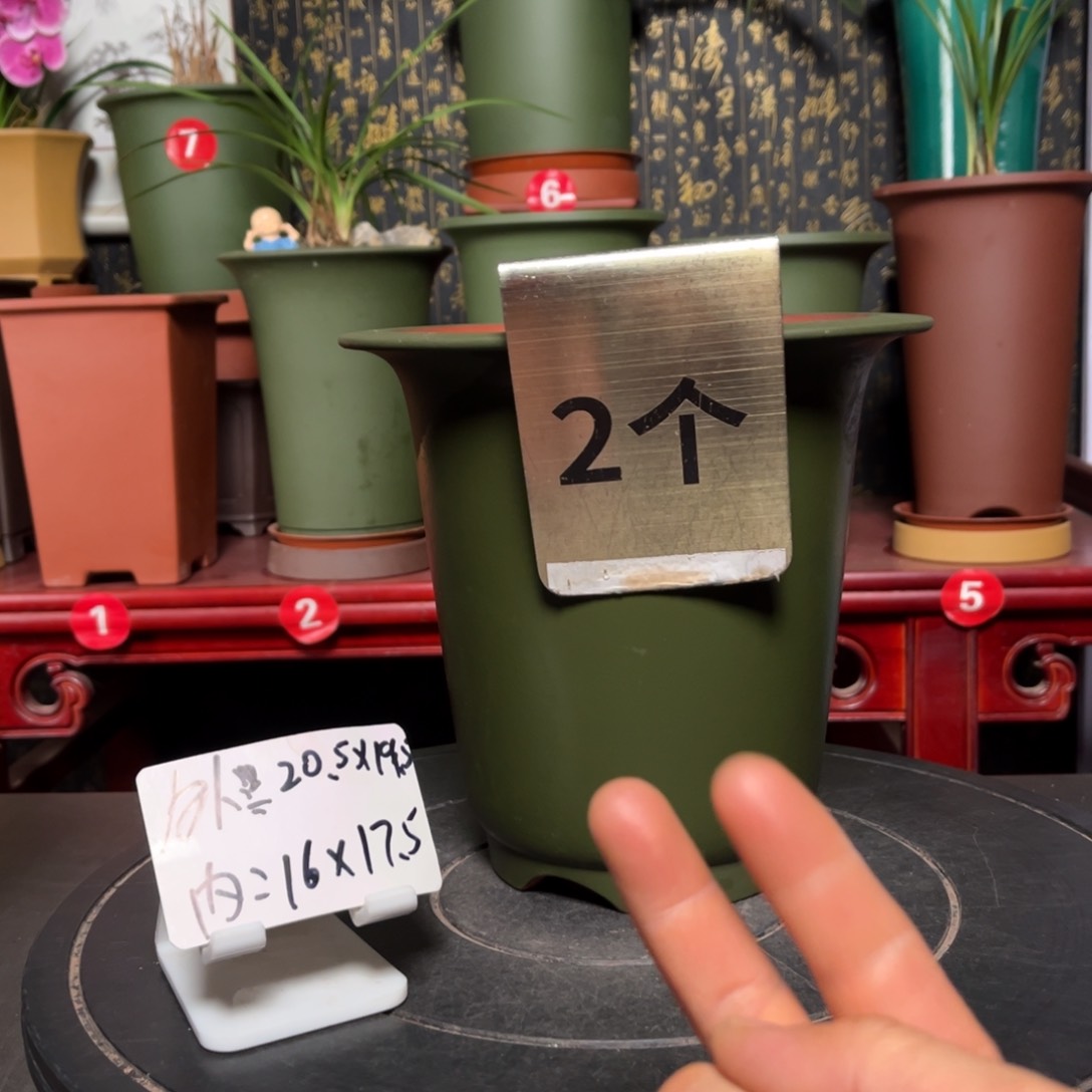 紫砂花盆紫砂花盆