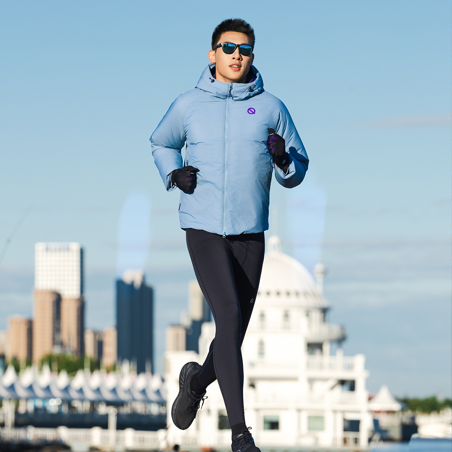 热力怪连帽棉服  极寒系列运动保暖防风男女同款