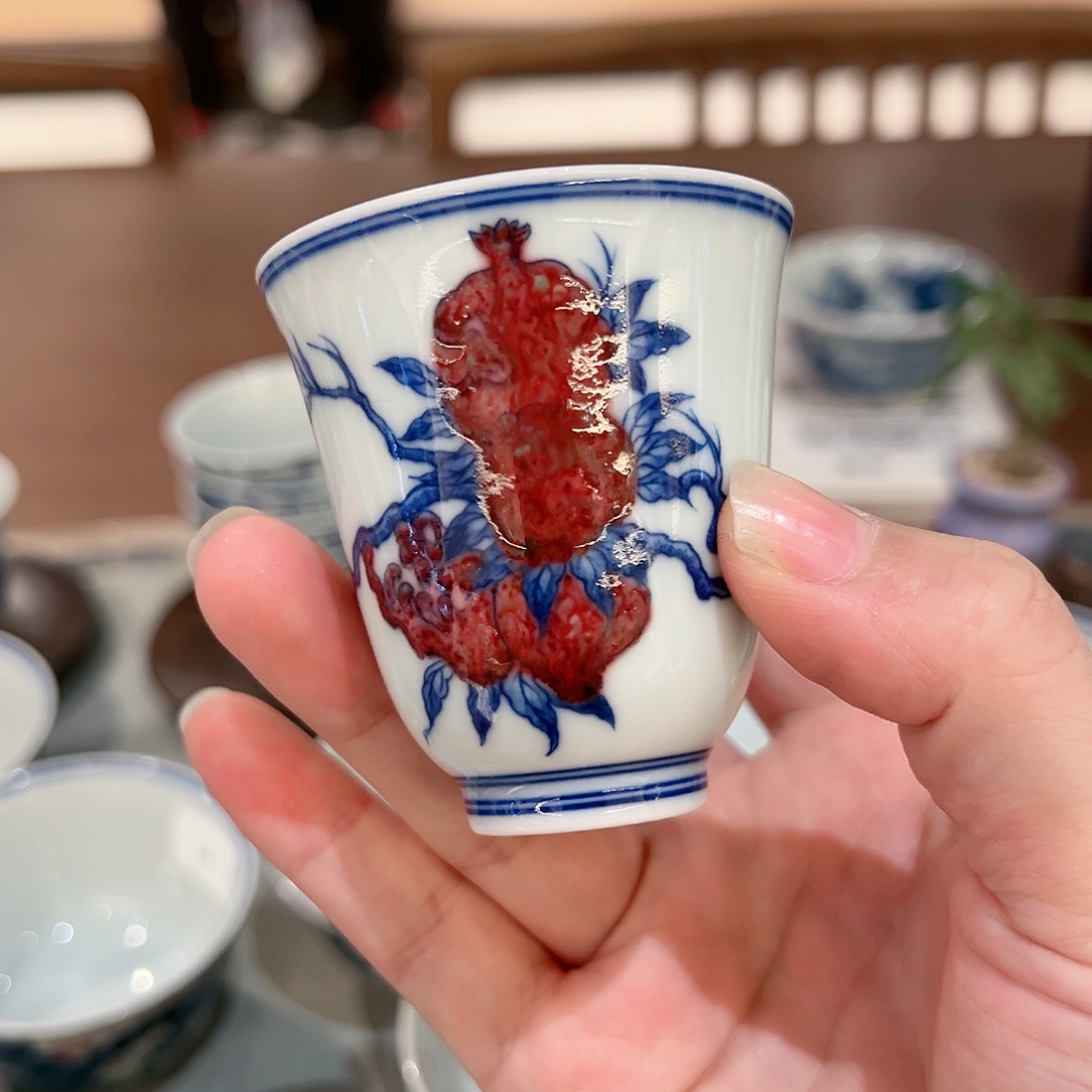 微瑕臻玉古坊原矿釉里红