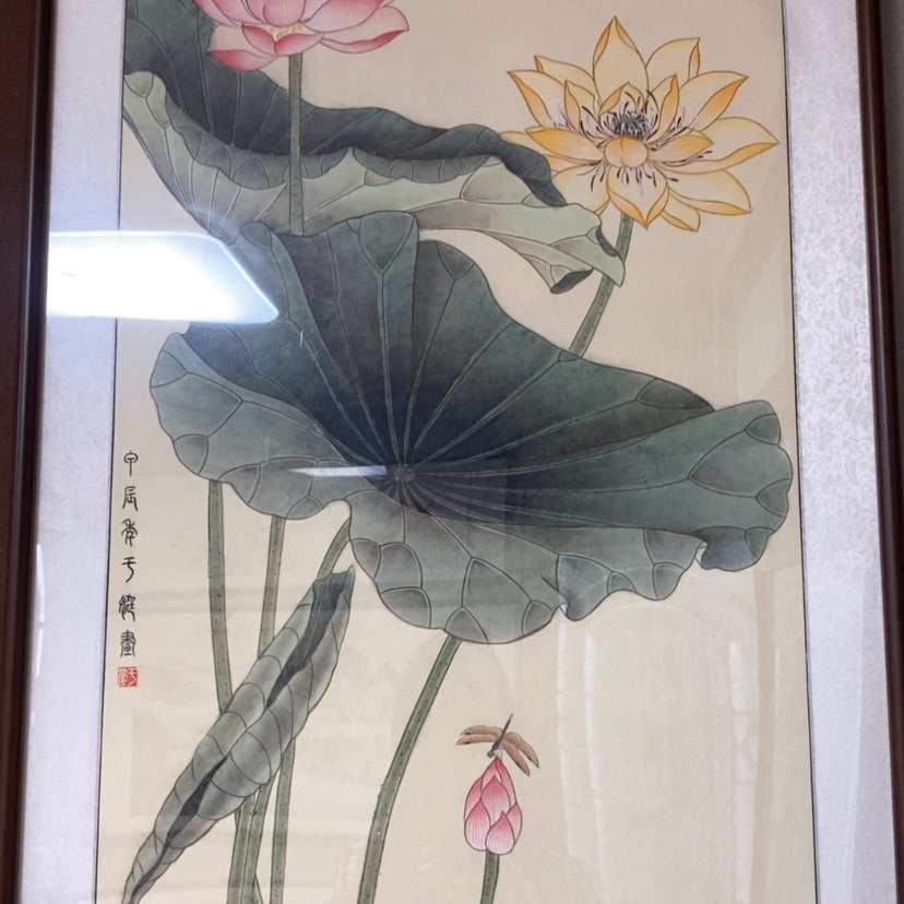 【闪购商品】国画手绘国画工笔带框122.56