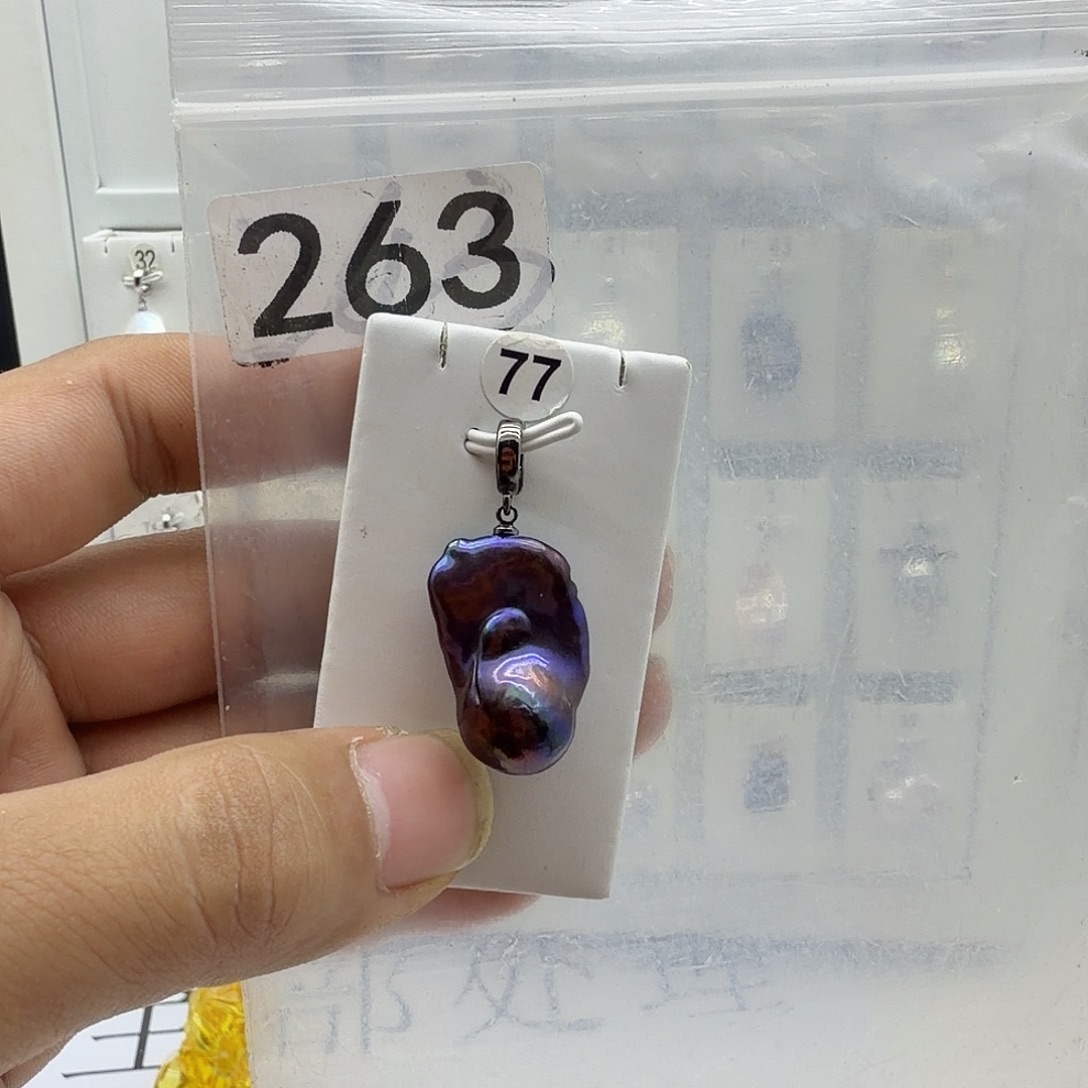 合金淡水珍珠颈饰