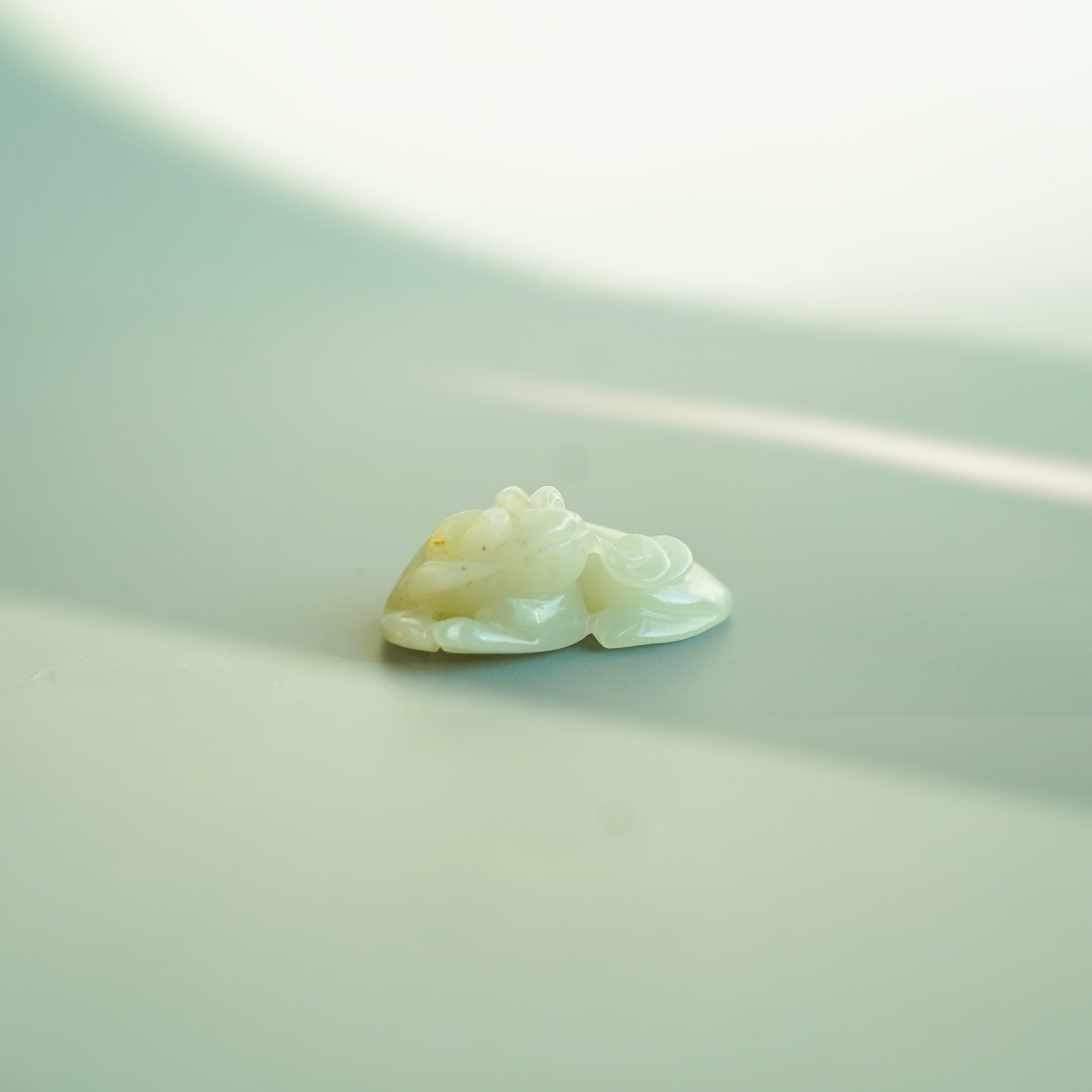 文华开物第13期拍品 14 清代 白玉瑞兽纸镇