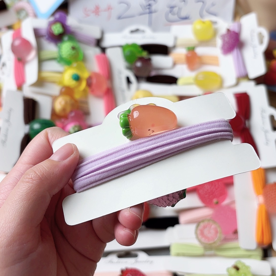 布艺非金属夜光萝卜发饰