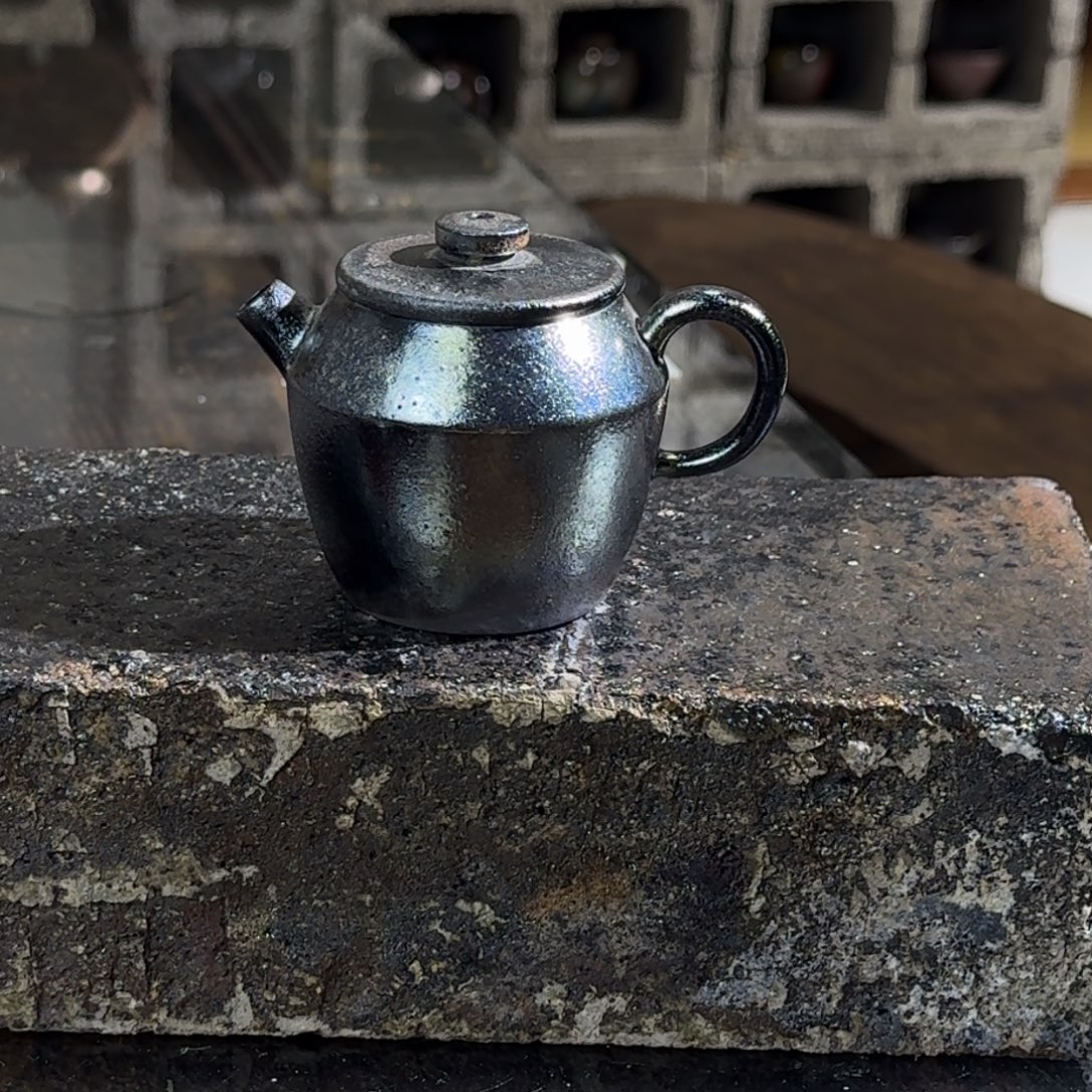 建水紫陶紫泥柴烧茶具