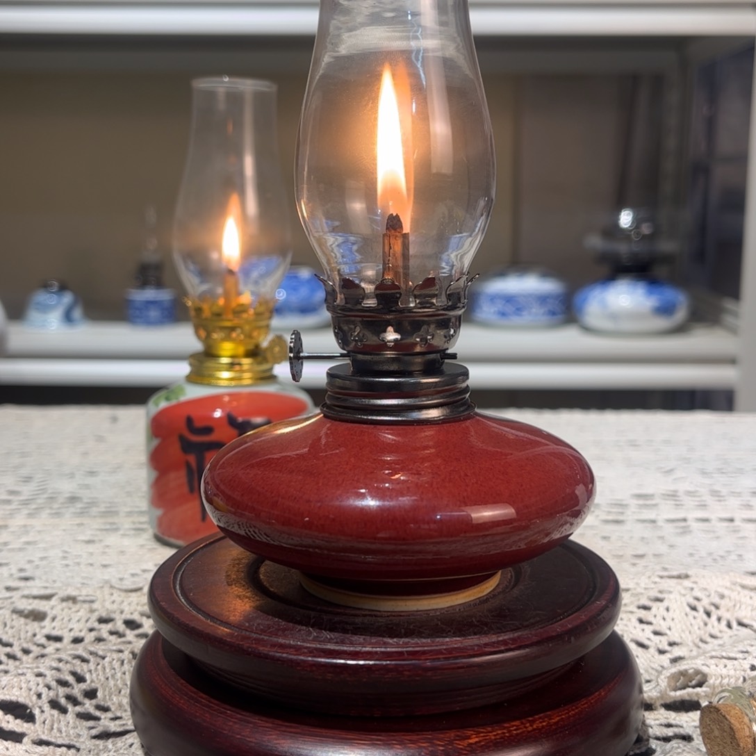 摆件景德镇陶瓷香薰灯