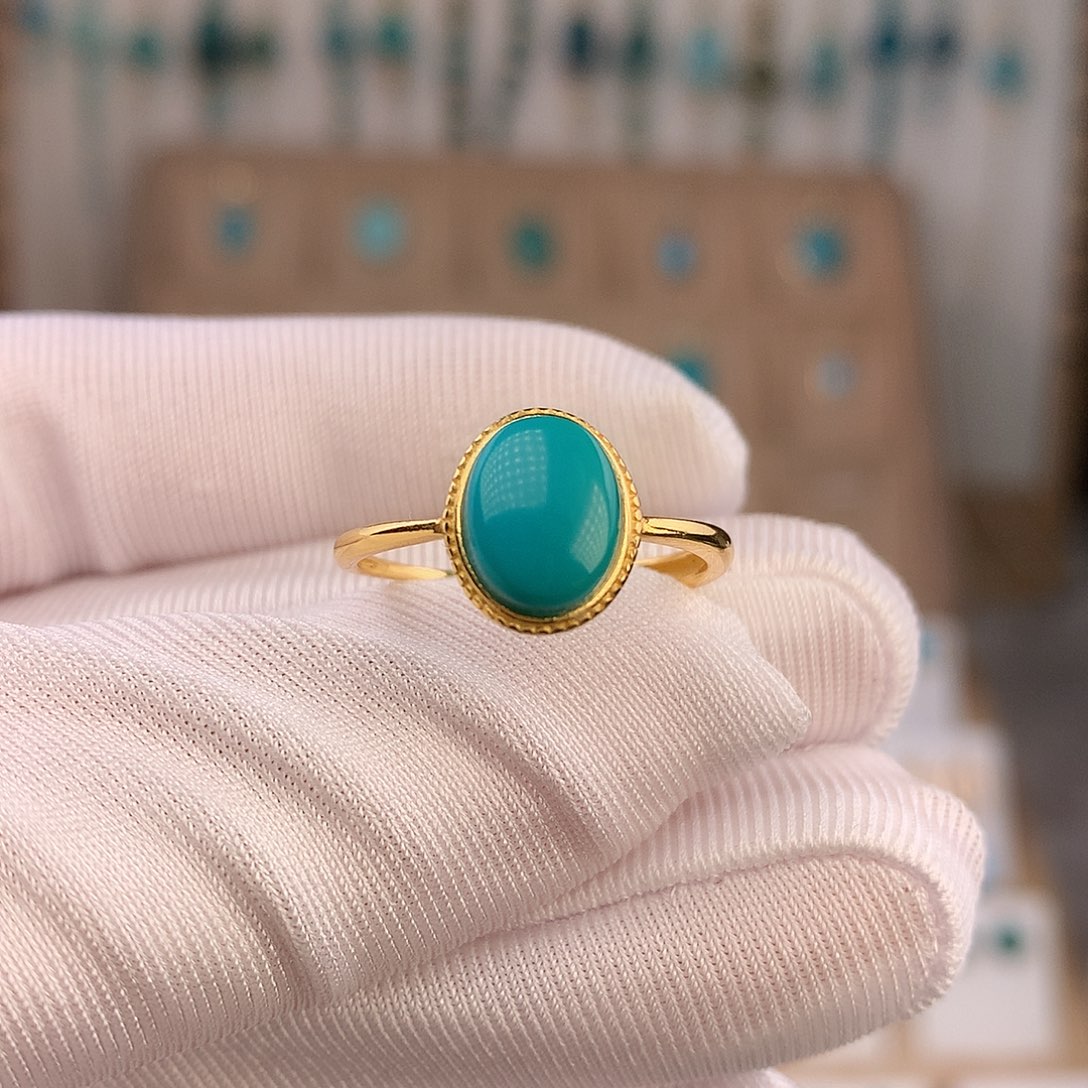 绿松石未镶嵌戒指