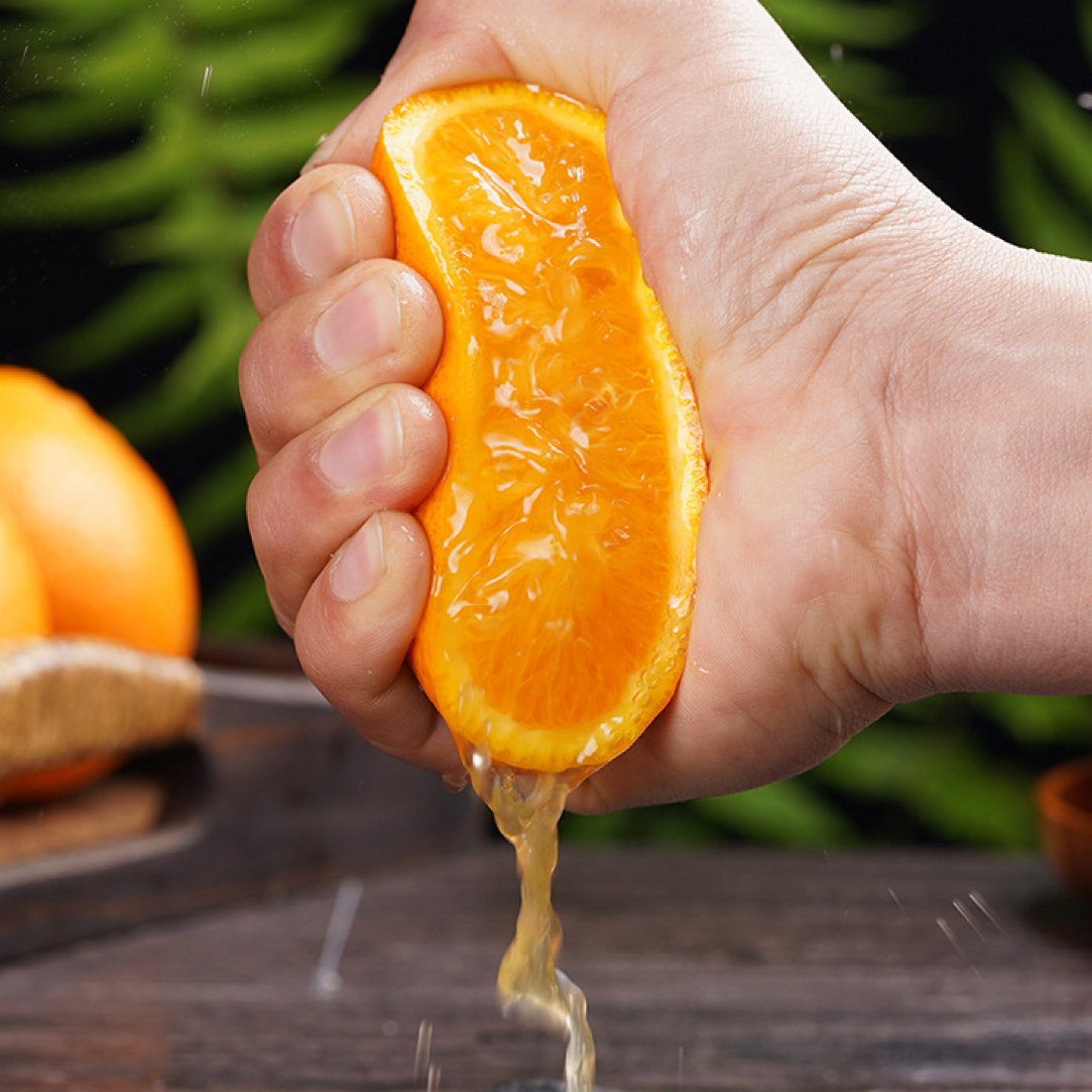 湖北秭归甜橙当季新鲜水果5斤现摘现发细腻爆汁橙子