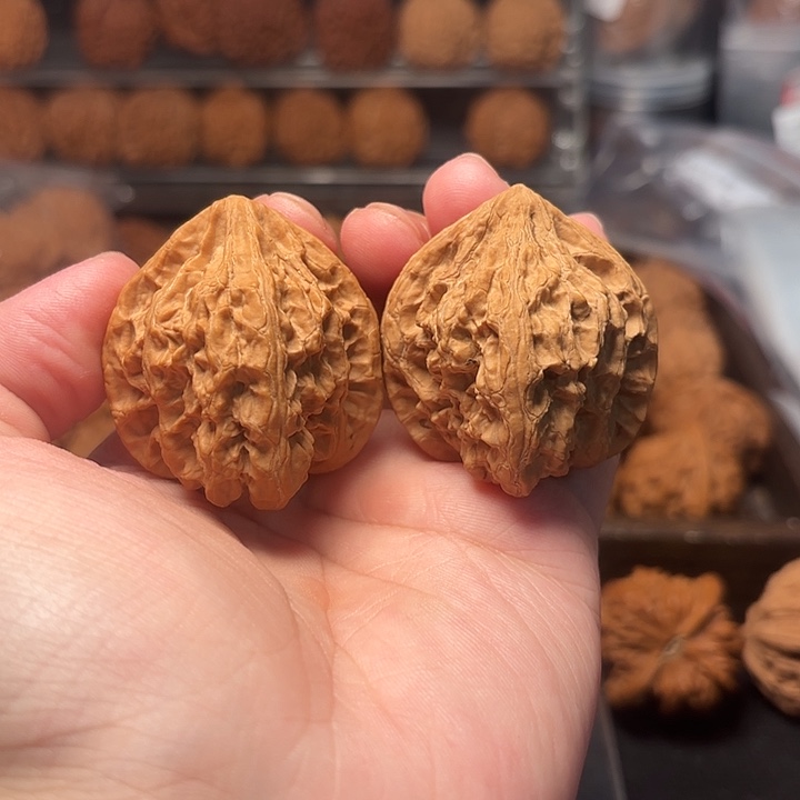 1文玩核桃火焰马蹄41-451