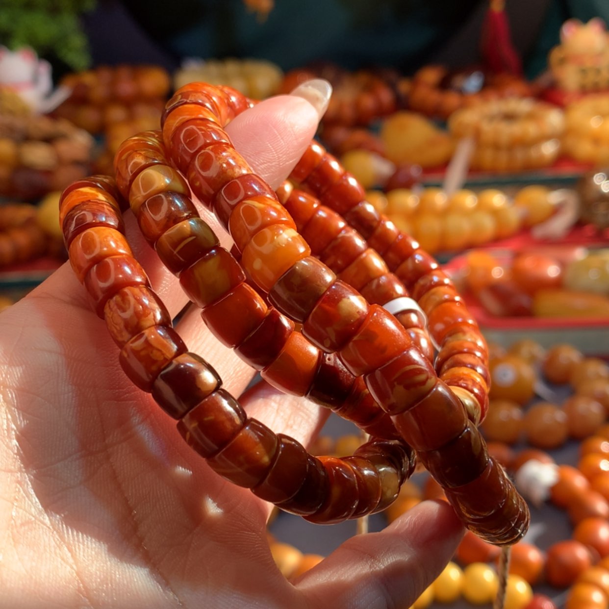 【闪购商品】琥珀手链未镶嵌蜜蜡