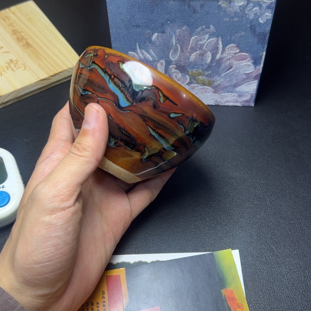 王***香茶盏195建窑建盏主人杯