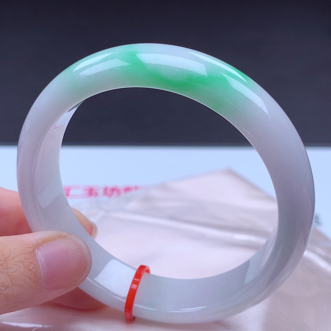 未镶嵌手镯翡翠001684手镯