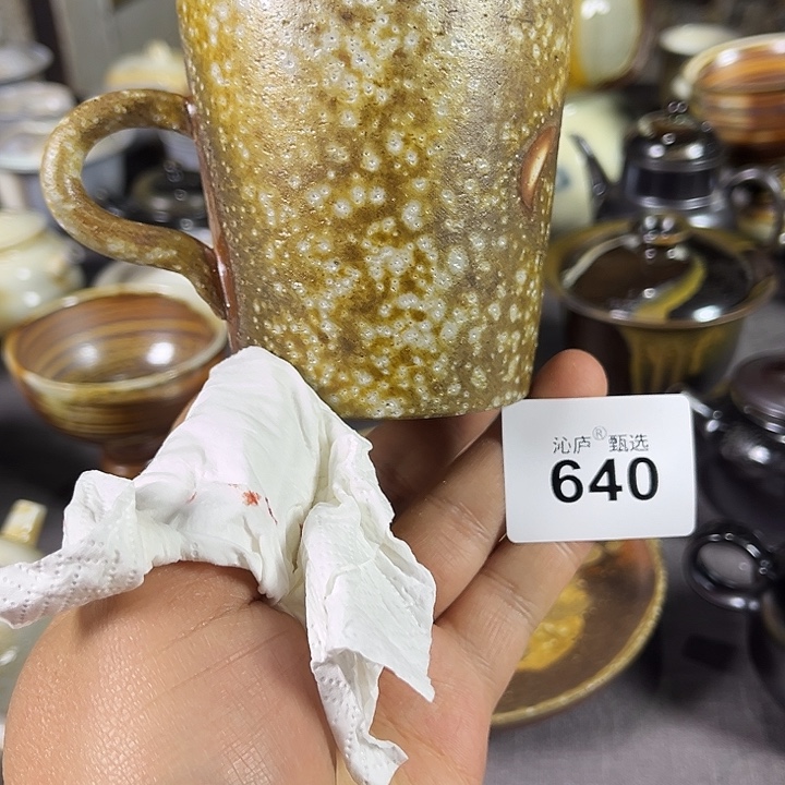 沁庐柴窑古法柴烧全手工茶具