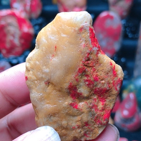昌化鸡血石昌化鸡血石精品随行章