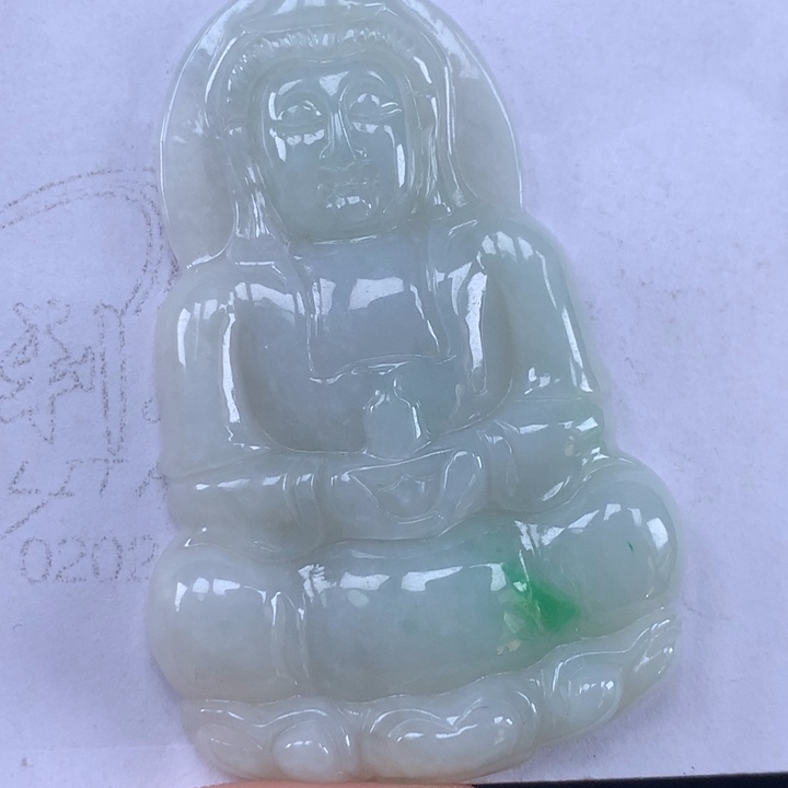 颈饰未镶嵌翡翠观音