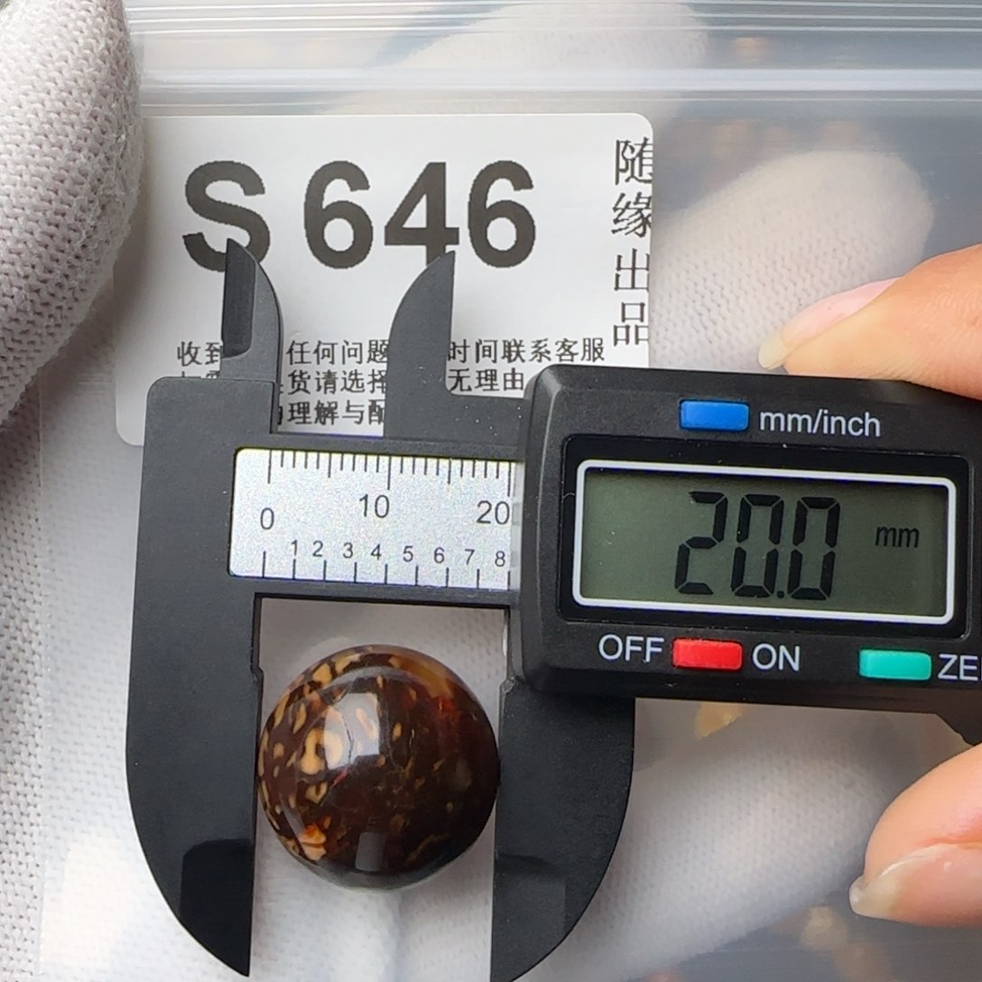 琥珀裸石未镶嵌20尺寸