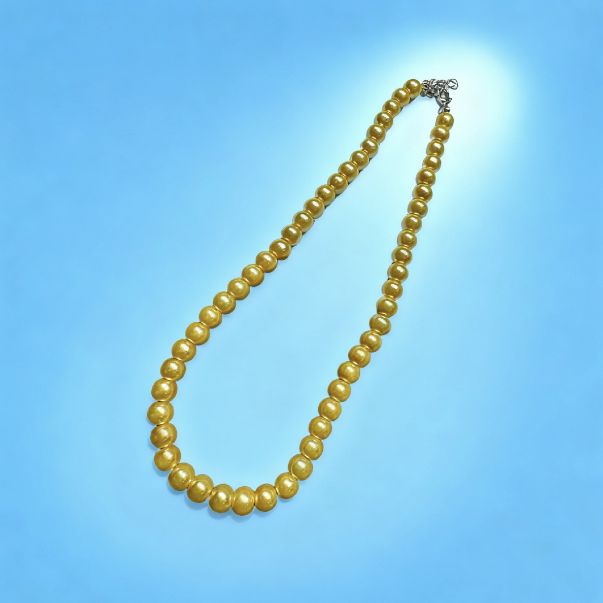 「天朝清货」金色珍珠项链 A163-YQ-2A