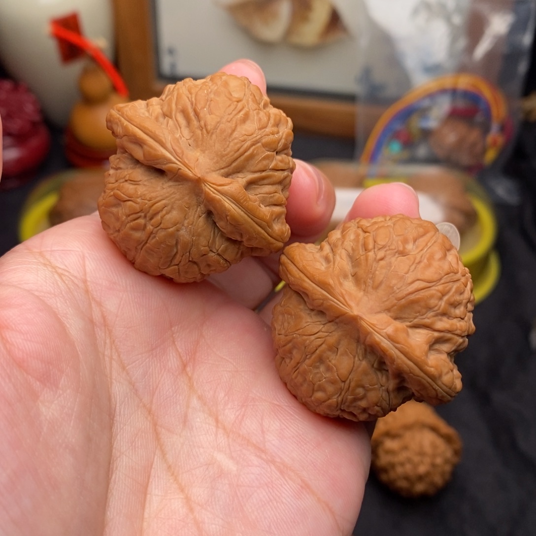 玖***文玩核桃把件38乾隆磨