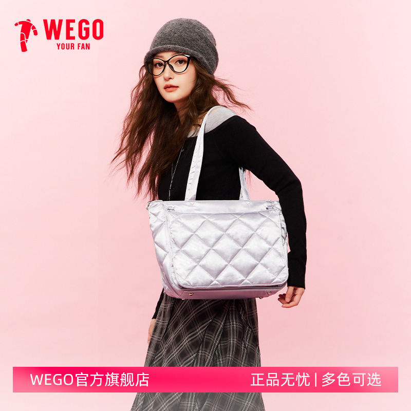 WEGOHARAJUKU菱格魔法斜挎痛包S二次元少谷子吧唧女士单肩包2