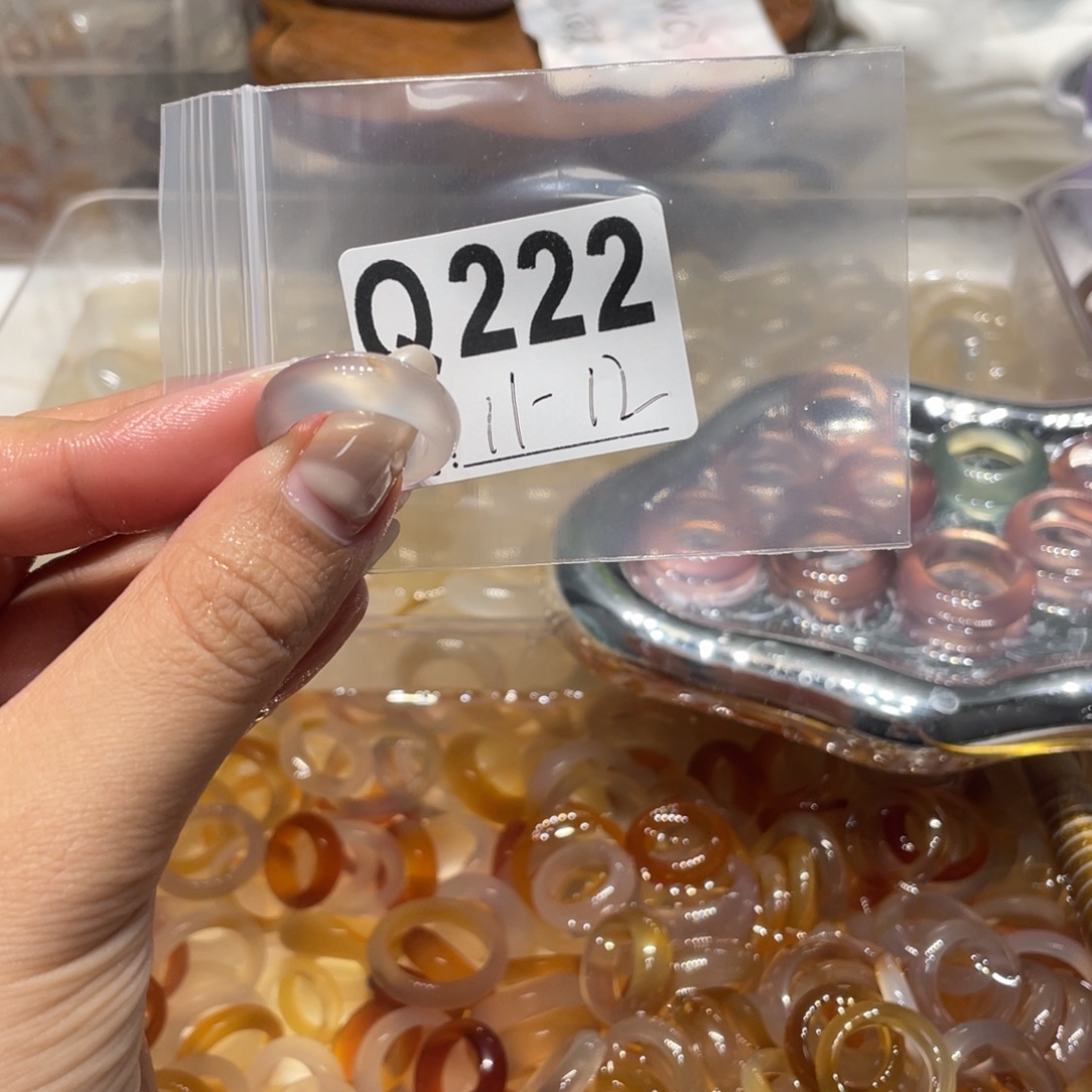 玛瑙/玉髓未镶嵌戒指222