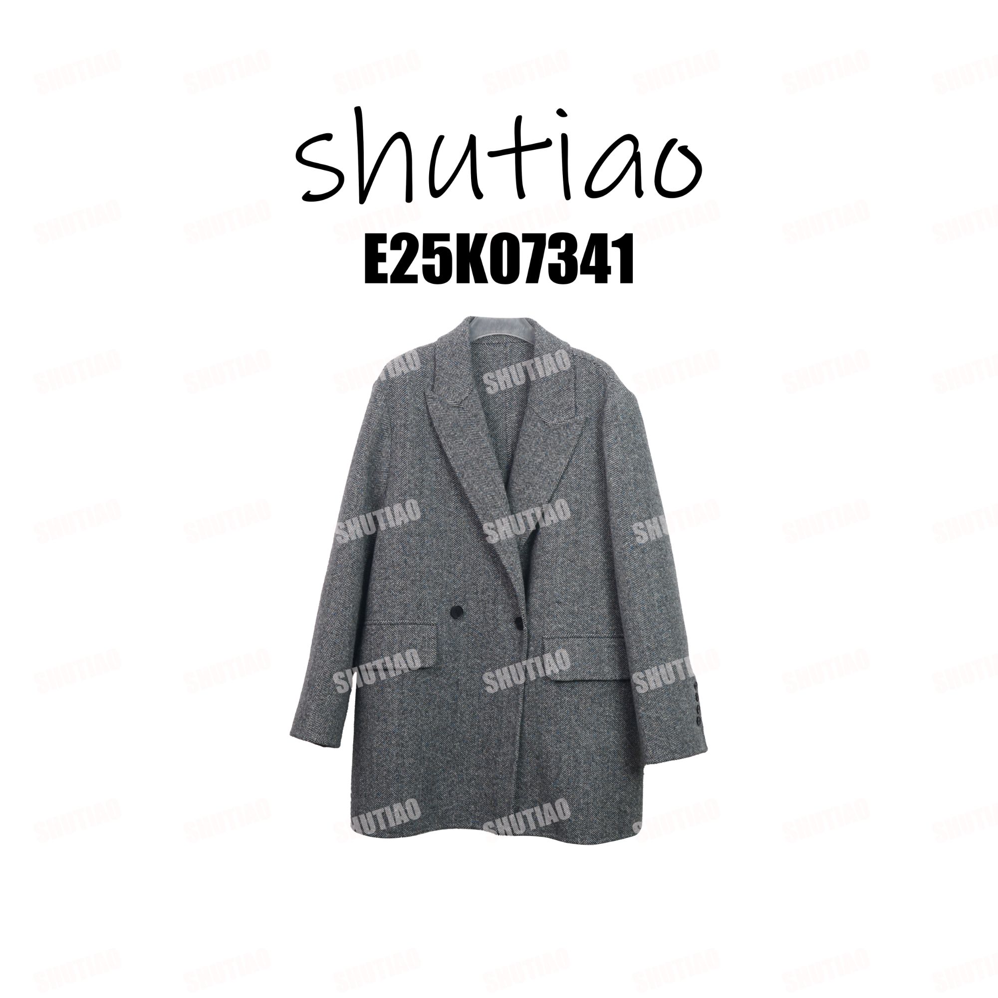【SHUTIAO】2025冬季：新款小众设计款外套E25K07341