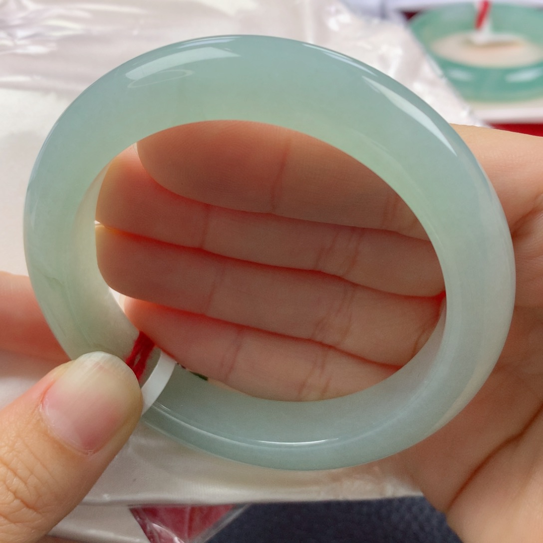 未镶嵌手镯翡翠缅甸天然翡翠A货55.5正