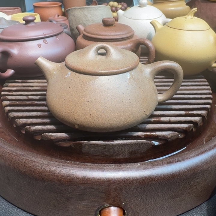 紫砂茶案青段无添加石瓢180cc