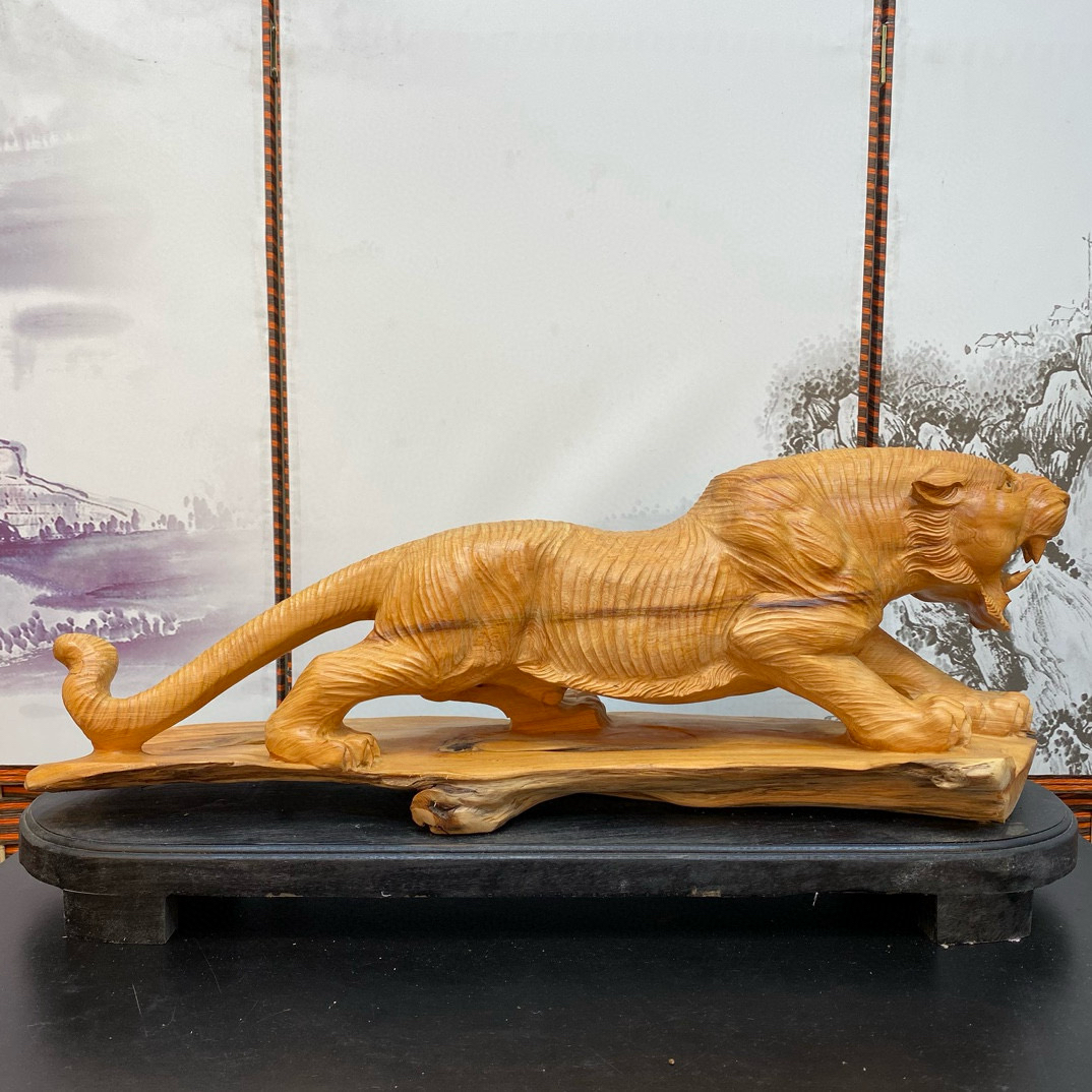  崖柏陈化料 王者归来 摆件 规格：长73宽22高30重21斤