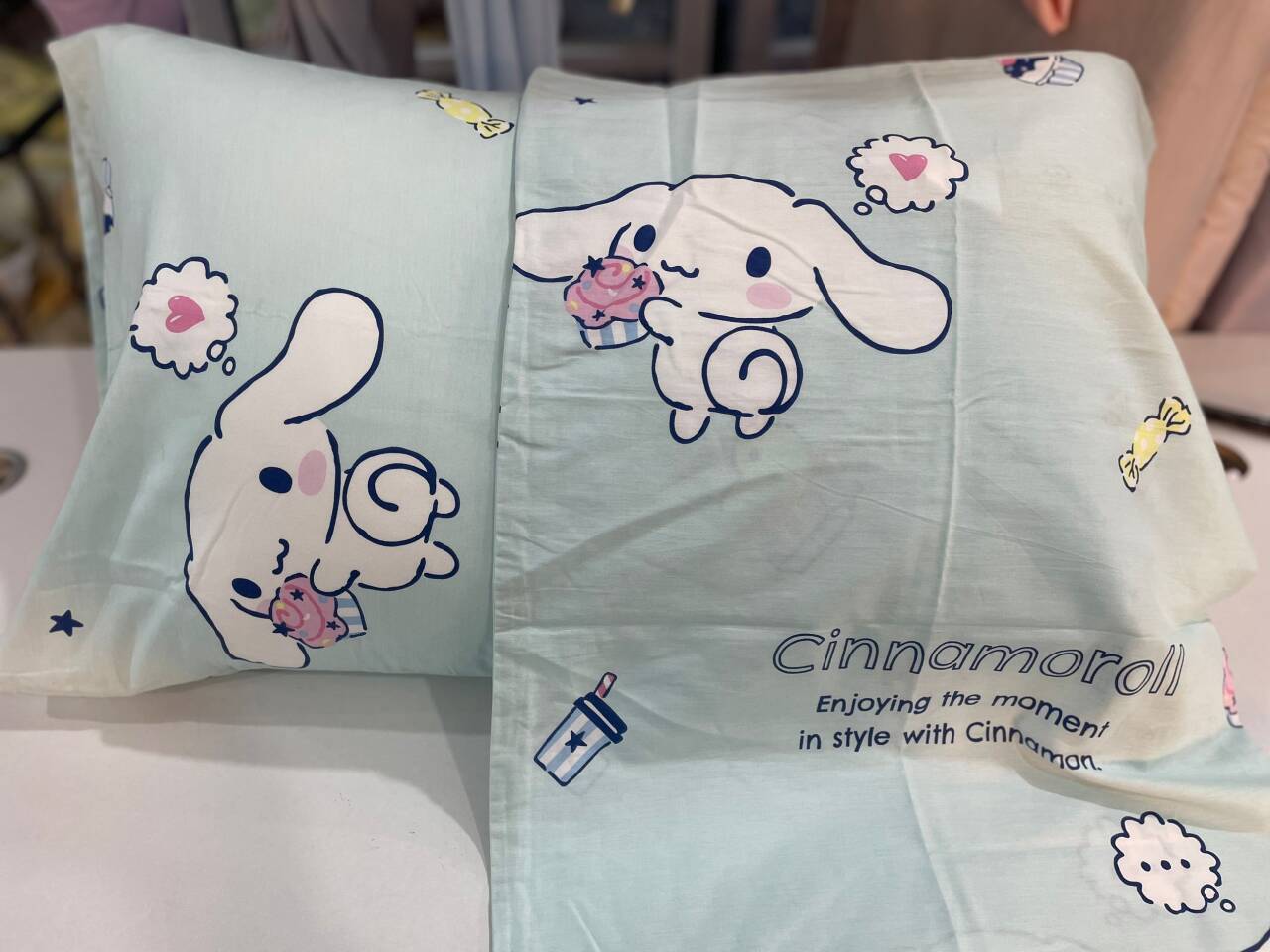 福袋 全棉枕套一对 颜色花型不挑