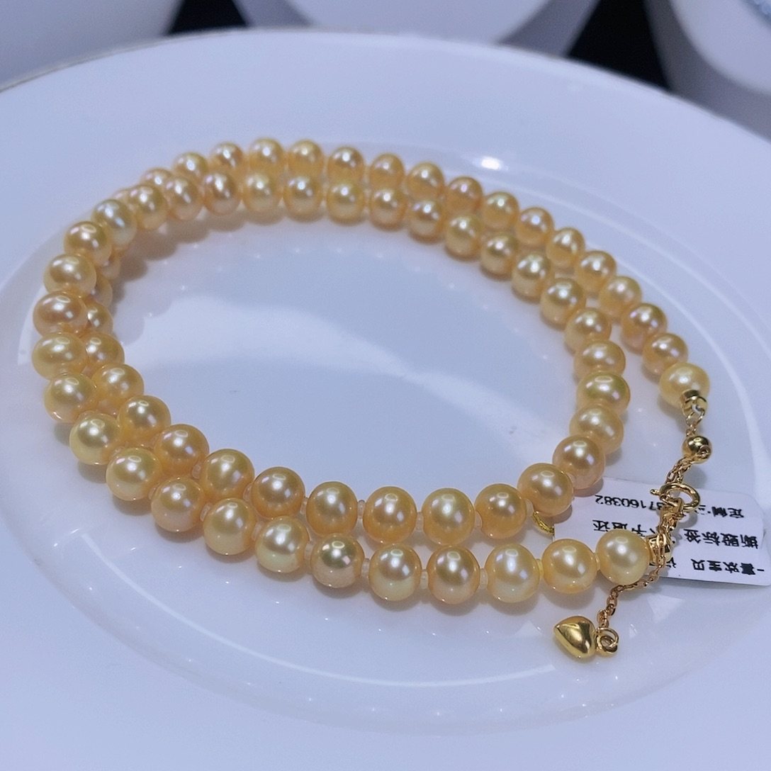 淡水珍珠颈饰银S925镶嵌貔**子