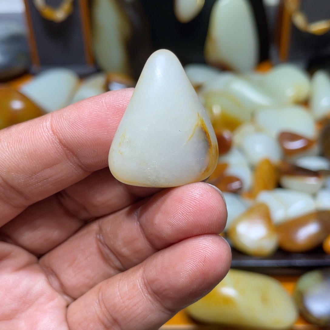 和田玉（白玉）平安扣未镶嵌R*L