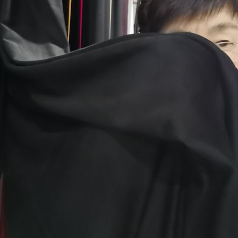 奥绒布料黑色的2.4米