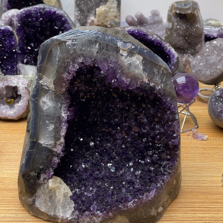 紫晶钱袋子未镶嵌