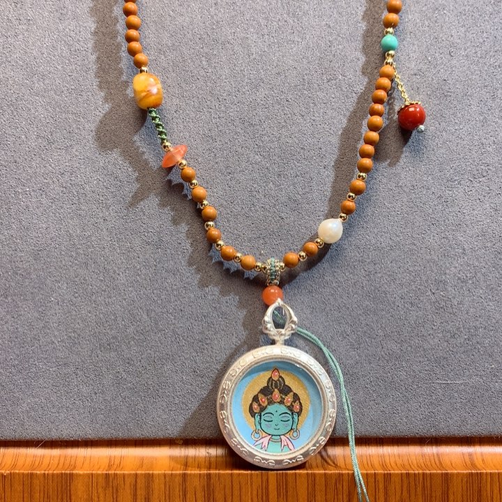 吊坠般若唐卡非遗传承