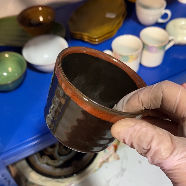 浴***生瓷片五厂日式茶盏