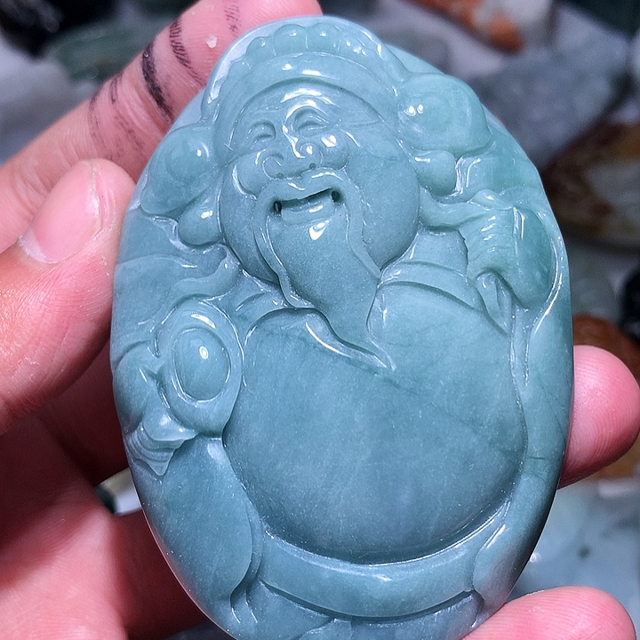 翡翠未镶嵌颈饰保真天然a货翡翠