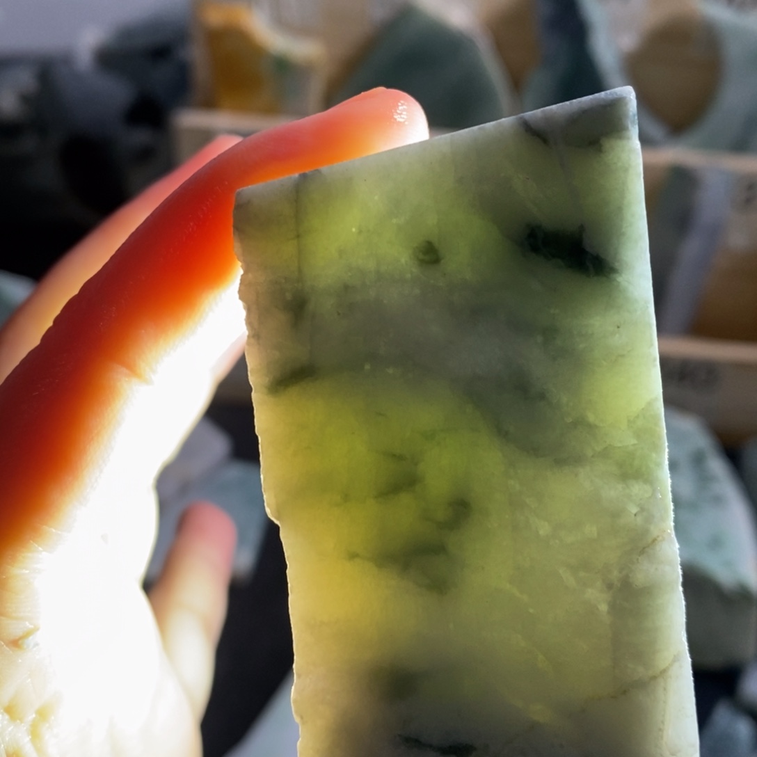 颈饰未镶嵌翡翠天然翡翠