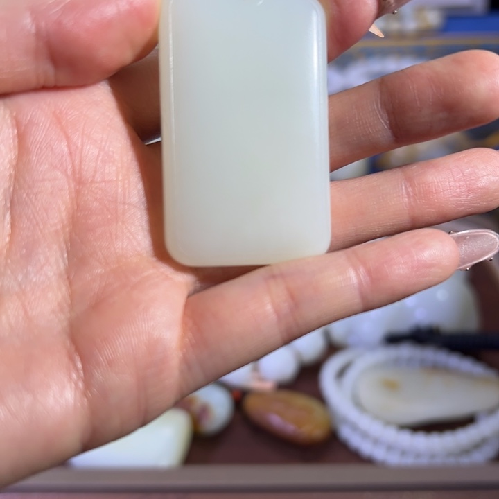 鑫***新和田玉未镶嵌吊坠(不含链)
