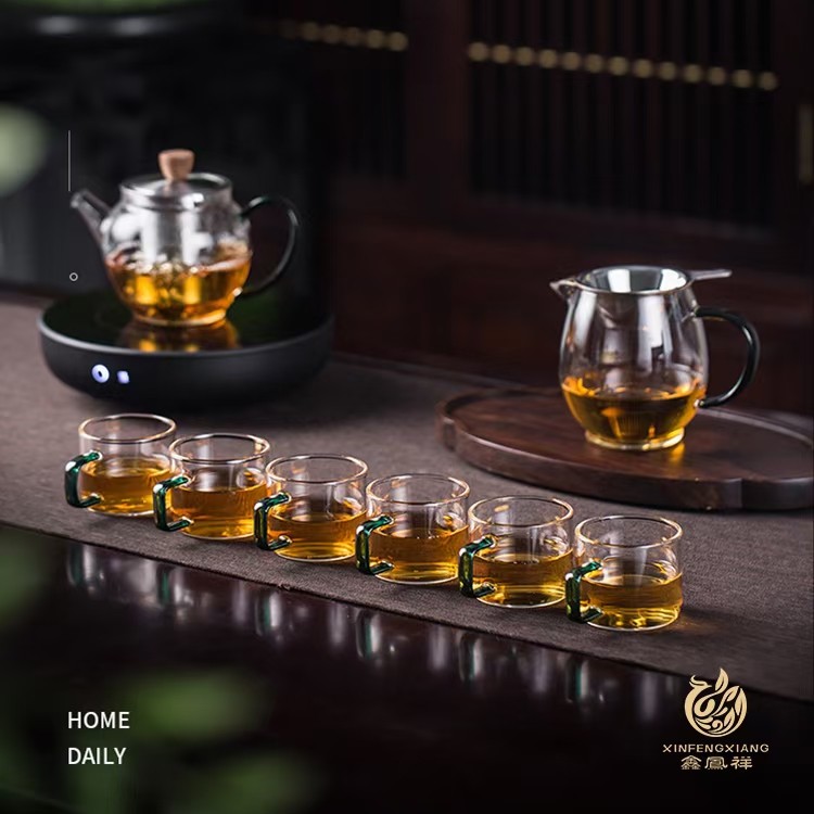 鑫凤祥茶具套装功夫茶具手工高档玻璃中式耐热
