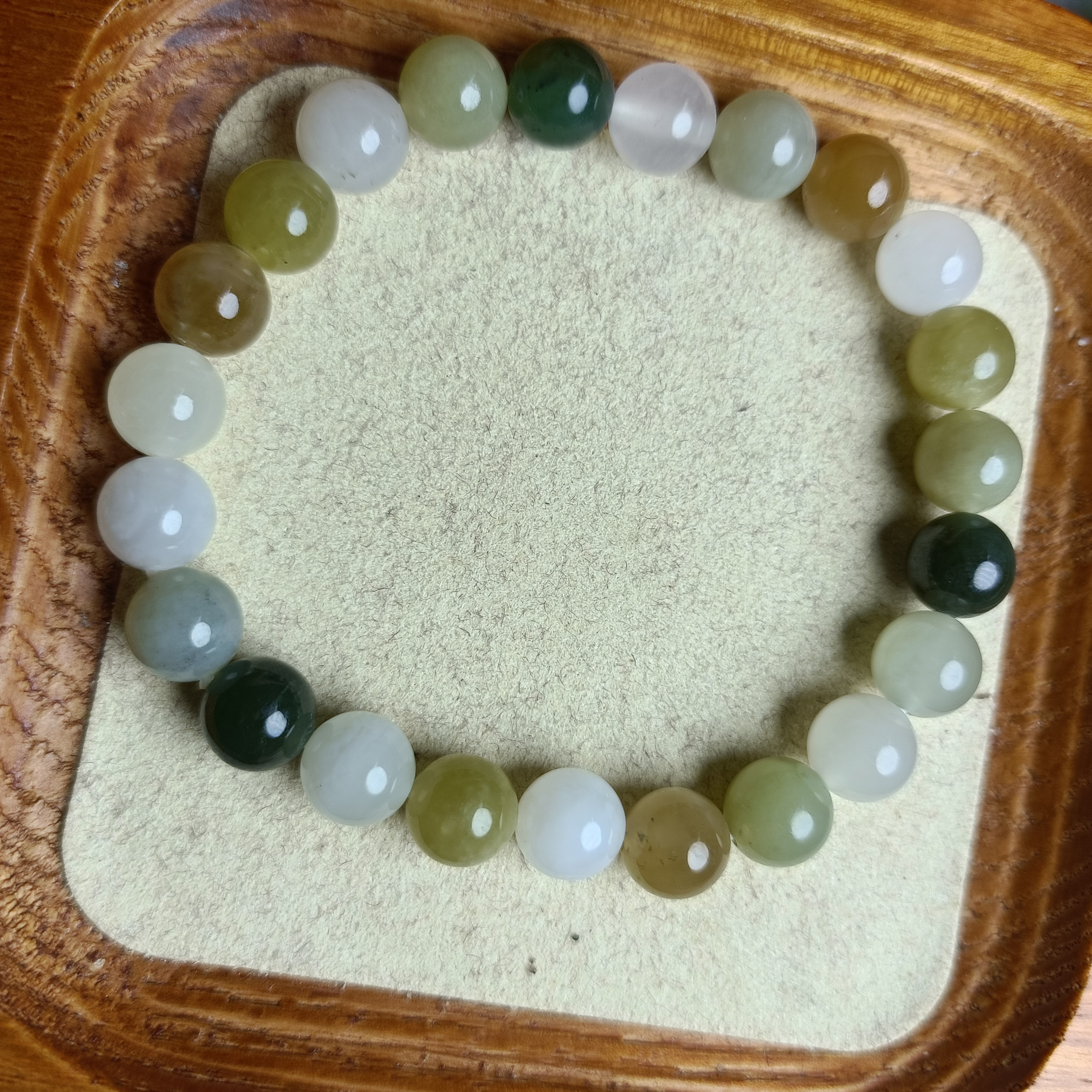 和田玉卡8多宝手串多样性