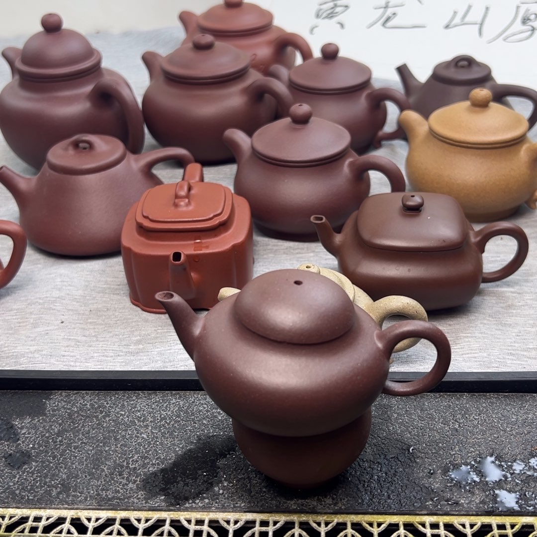 茶壶紫砂120cc深井紫泥
