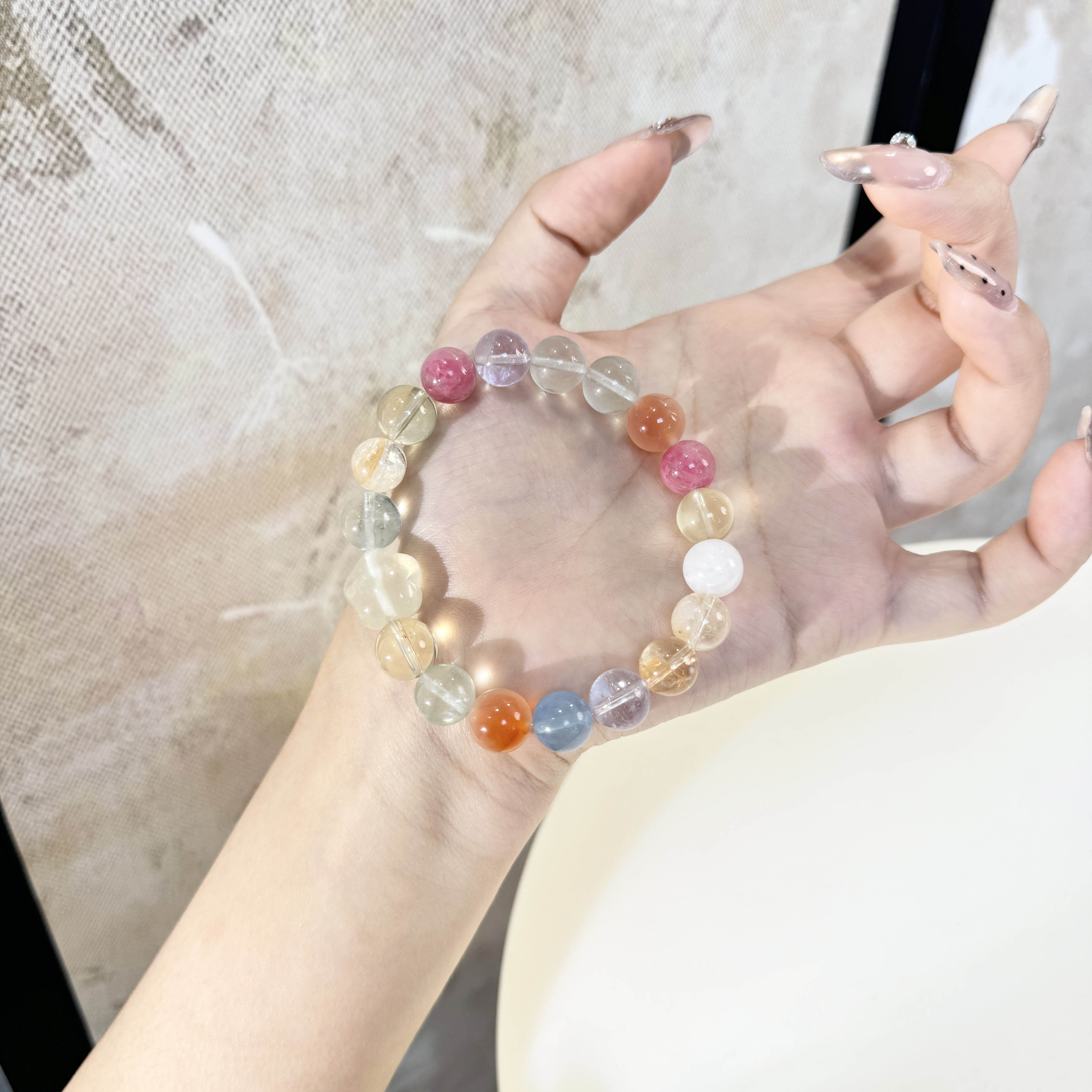 源源手作*梦彩手串E 125